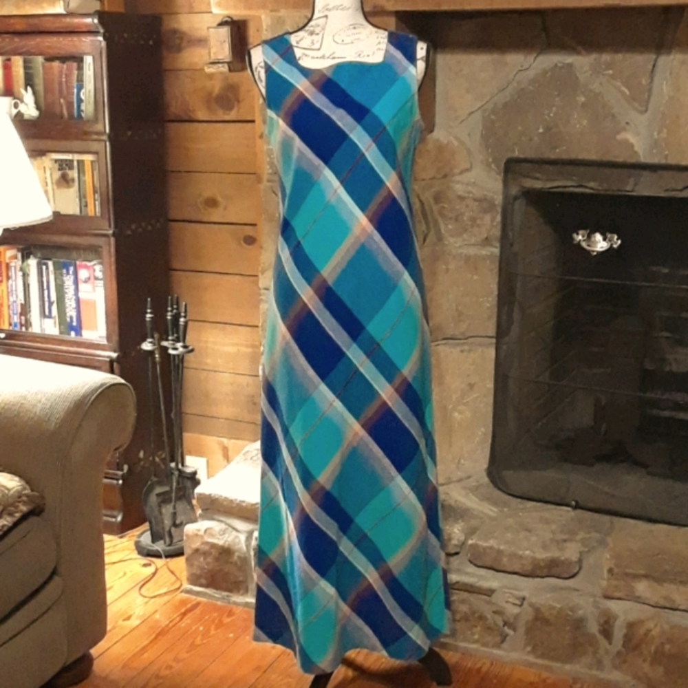 Vintage Plaid cottagecore jumper